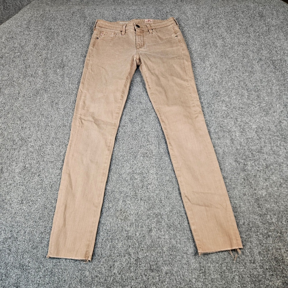 AG‎ Adriano Goldschmied Legging Ankle Super Skinny Jeans Tan Khaki 26R SSW1389RH